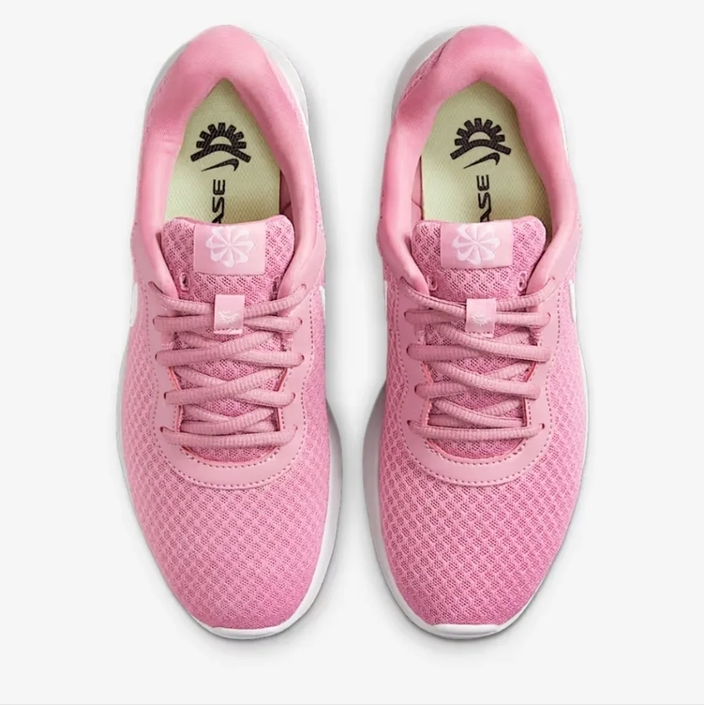 Bling Nikes Tanjun Pink Sneakers made with Swarovski Crystals Women's Shoes